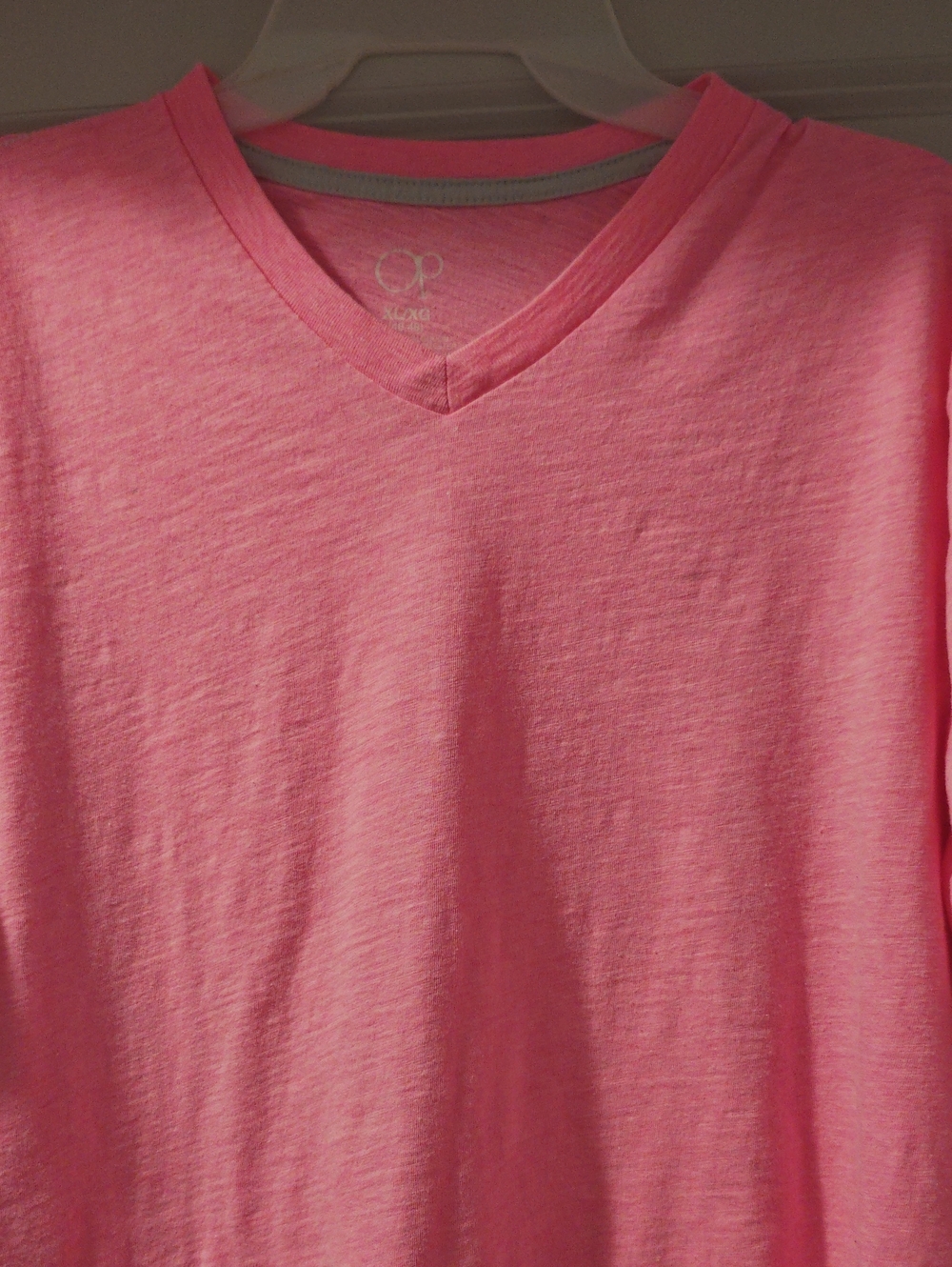 OP Pink V-Neck T-Shirt